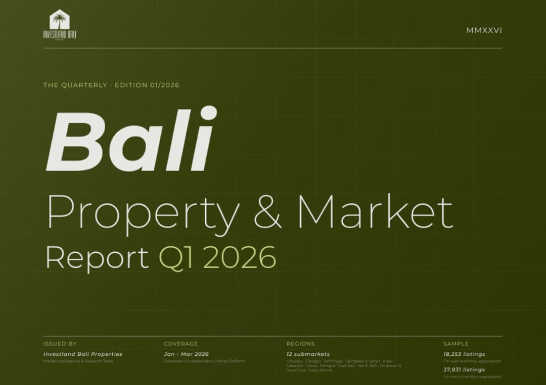 Bali Property & Market Report | Q1 2026