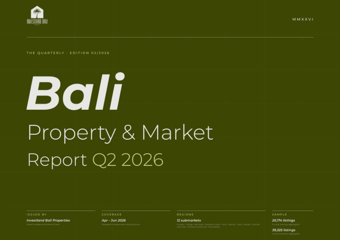Bali Property & Market Report | Q2 2026